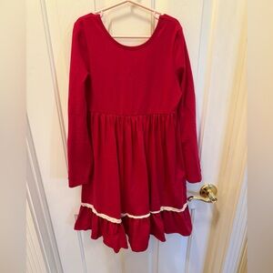 Matilda Jane Poinsettia Lap Dress 
Size 8 EUC $34